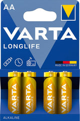 Baterie LONGLIFE Mignon AA LR 6, blister de 8, VARTA - sefira.ro