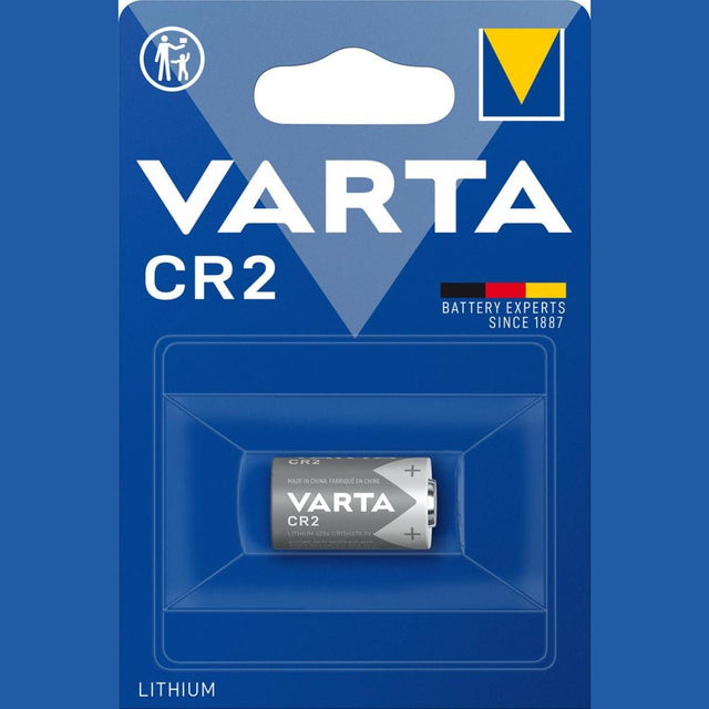 Baterie Lithium CR2, 3.0V, 920 mAh, ambalat individual in blister, VARTA - sefira.ro