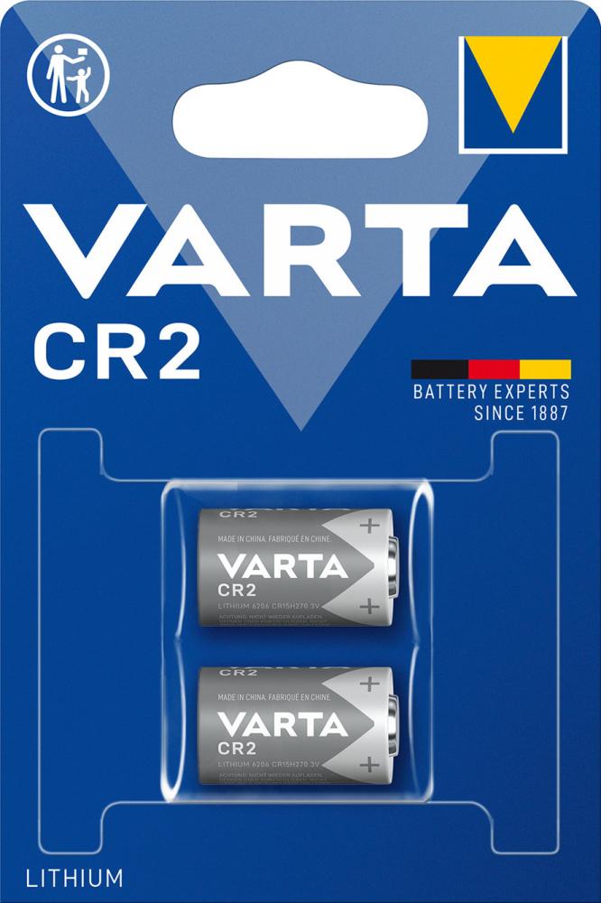 Baterie Lithium CR2, 3.0V, 920 mAh, ambalat individual in blister, VARTA - sefira.ro