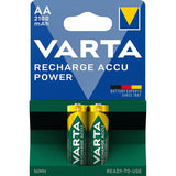 Acumulatori RECHARGE ACCU Power Mignon AA, HR 6, 2100 mAh, blister de 2 buc, VARTA - sefira.ro
