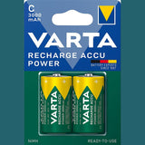 Acumulatori RECHARGE ACCU Power Baby C, 3000mAh, blister de 2 bucati, VARTA - sefira.ro