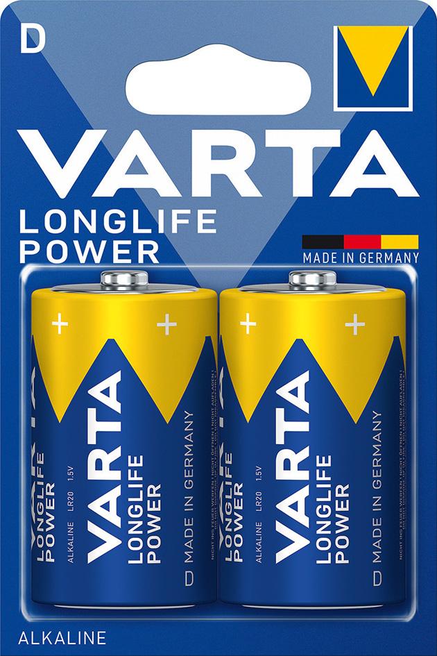 Baterie LONGLIFE Power Mono D LR 20, ambalata individual, VARTA