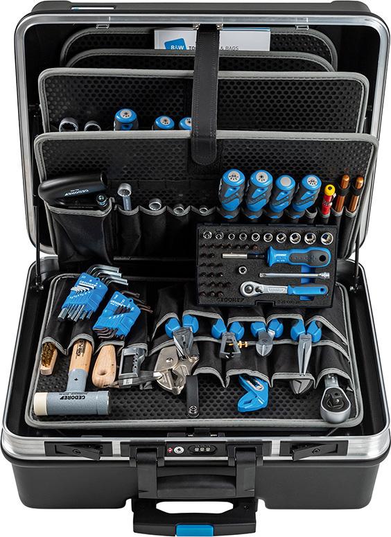 Geamantan pentru scule Orca, tip troller, 500x228x372mm, 42L, B&W - sefira.ro