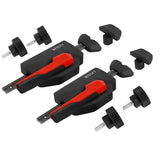 Set cleme orizontale MFT, pentru mese multifuncționale, pentru gaura de 20 mm, 2buc, BESSEY - sefira.ro