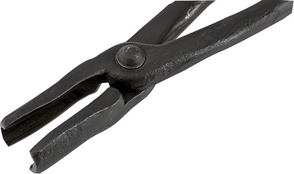 Blacksmith pliers, round mouth, 500 mm