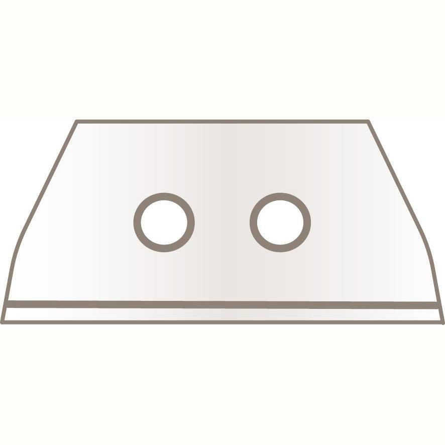 Lama pentru cutter, trapezoidala, otel, 40x19x0.63mm, Nr.60095, set 10 buc, MARTOR - sefira.ro