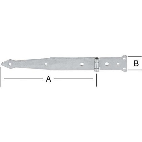 Balama, versiune dura, ax Ø 8 mm, 400 x 45 mm, VORMANN - sefira.ro