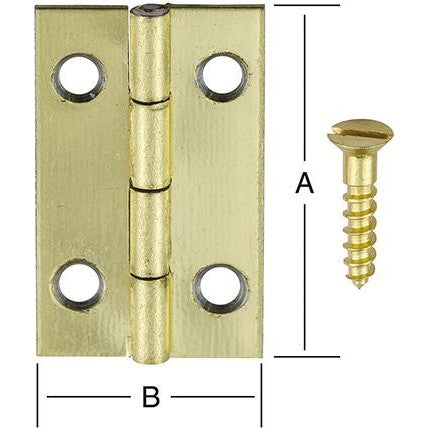 Balama pliabila pentru cufar, din otel, 20 x 12 x 0.5 mm, fixare cu suruburi, VORMANN - sefira.ro