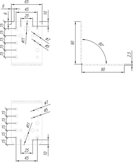 Winkelver. o. Sicke 50x50x35x2,5mm - sefira.ro