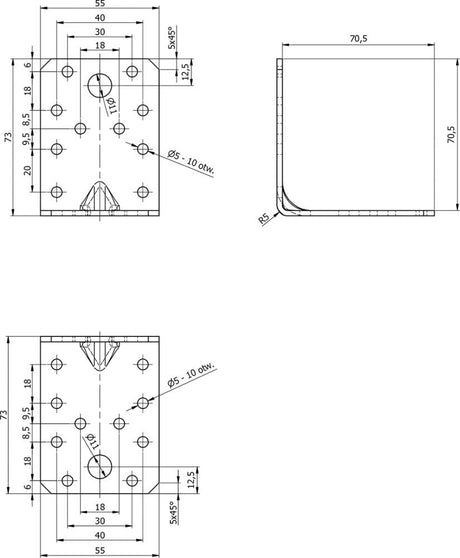Winkelver. o. Sicke 50x50x35x2,5mm - sefira.ro