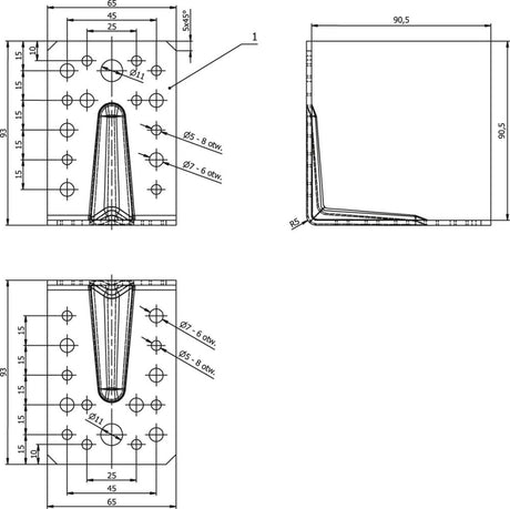 Winkelver. o. Sicke 50x50x35x2,5mm - sefira.ro