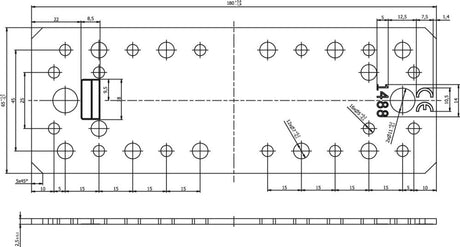 Flachverbinder 100x35x2,5 mm - sefira.ro