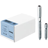 Surub dublu galvanizat, M6x50 mm, E-NORMpro - sefira.ro