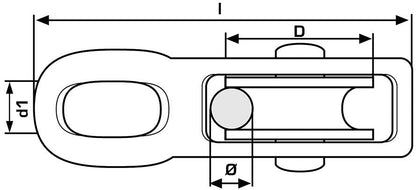 Scripete frânghie cu pivotant ZP pentru frânghie Ø b. 8,0 mm