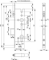 Pendtürschl.Rieg.PZ,35/92B-1300,L/R,16x255ktg,NiSi - sefira.ro