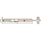 Ax patrat tubular cu bucla, 200 x 17 x 12mm, bolt Ø 7.5 mm, ALBERTS - sefira.ro