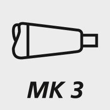 Alezor HSS coada conica MK1, tratat cu abur, Ø 7.80mm, DIN343N, GUHRING - sefira.ro