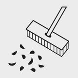 Perie industriala manuala Arenga, 430 mm, coada lunga, NOLLE - sefira.ro