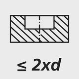 Tarod de masina M3, HSSE tratat cu abur, pentru INOX, DIN371, 6H, Forma C, FORTIS - sefira.ro