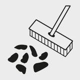 Perie industriala manuala Arenga, 430 mm, coada lunga, NOLLE - sefira.ro