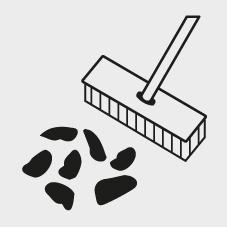 Perie industriala manuala Arenga, 430 mm, coada lunga, NOLLE - sefira.ro