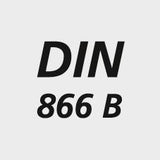 Rigla de atelier, 500x25x5mm, DIN 866B, HELIOS PREISSER - sefira.ro