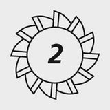 Freza frontala din carbura monobloc, FIRE, coada HB, lunga, Ø 2mm, DIN6527, GUHRING - sefira.ro