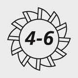 Freza pentru sanfrenat din carbura monobloc, 4.0mm, TiAIN, DIN6535 HA, FORUM - sefira.ro