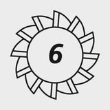 Freza din carbura monobloc, lunga, 6.0mm, 6 taisuri, AlTiN+, DIN6535 HB, FORTIS - sefira.ro