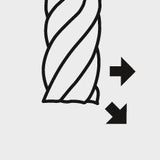 Freza din carbura monobloc, coada HB, FIRE, tip NH, Ø 3mm, DIN6527, GUHRING - sefira.ro