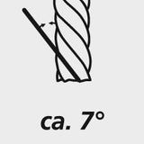 Alezor HSS-E de masina cu coada MK, TiN, 10.0mm, DIN208-B, BECK - sefira.ro