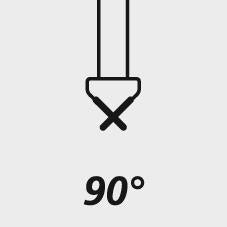 ADVANCED LINE® 90° taper, ROTASTOP® shank, Ø 6.3mm, DIN335C, EXACT