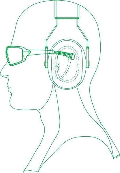 Safety glasses 553 Zeronoise, anti-scratch, anti-fog, transparent, UNIVET