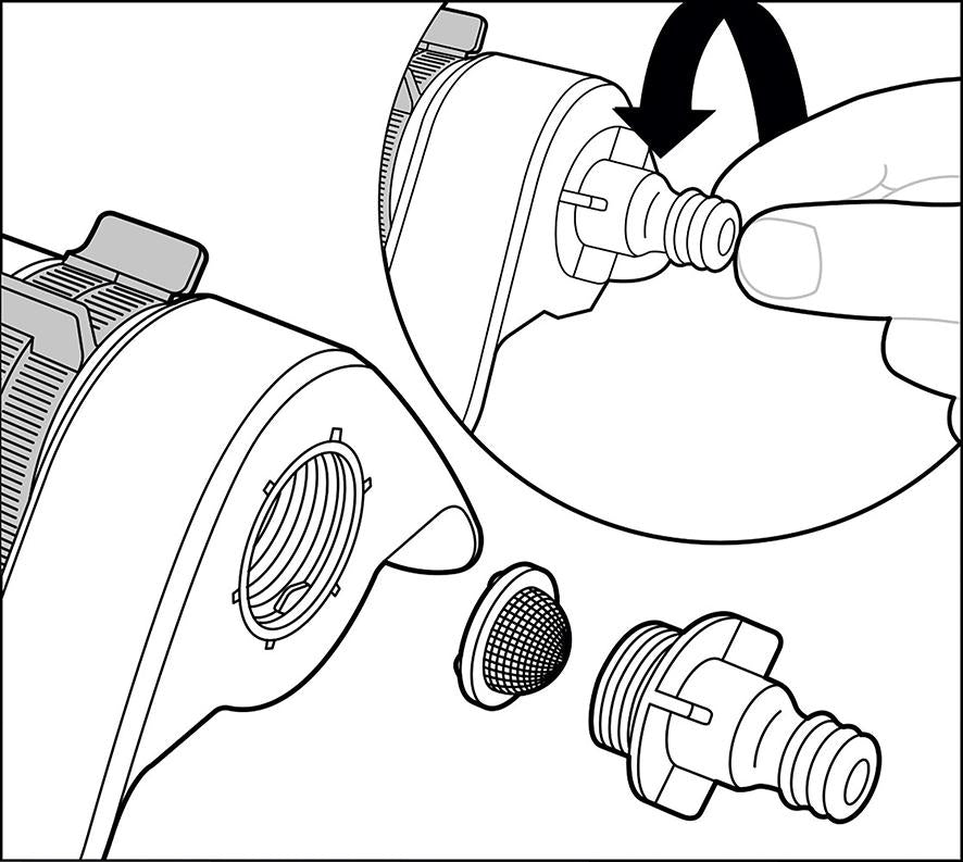 Aspersor oscilant Aqua S 18700-20, pana la 220 m², GARDENA - sefira.ro