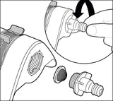 Aspersor oscilant Aqua S 18700-20, pana la 220 m², GARDENA - sefira.ro