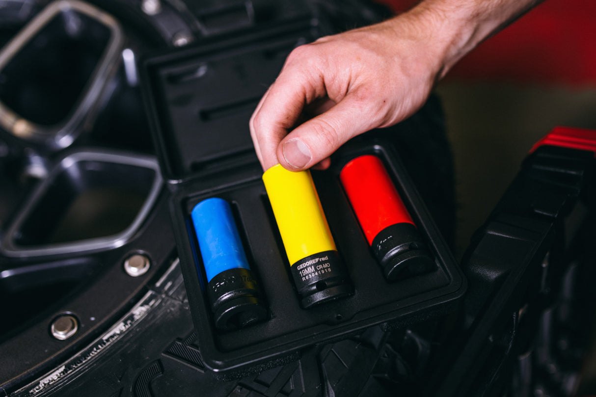 Set tubulare bit 1/2", pentru suruburi cu interior 6 canturi, 5 - 19 mm, 10 piese, R62558110, GEDORE RED - sefira.ro