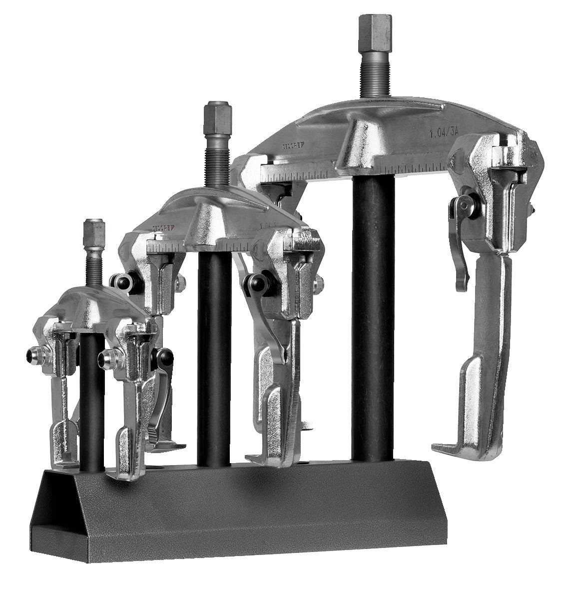 Extractor universal cu 2 brate si blocator HIGH POWER, 200x150 mm, 1.04/HP2A-B, GEDORE - sefira.ro