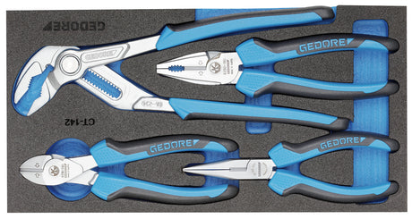 Set de scule 1/4' pentru motocicleta, 30 piese, GEDORE - sefira.ro