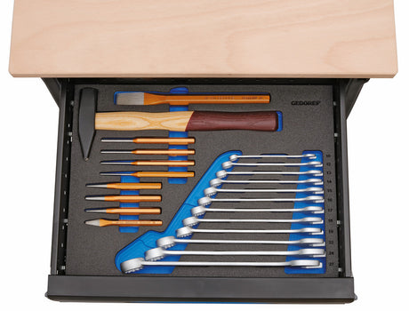 Set de scule 1/4' pentru motocicleta, 30 piese, GEDORE - sefira.ro