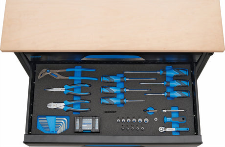 Set de scule 1/4' pentru motocicleta, 30 piese, GEDORE - sefira.ro