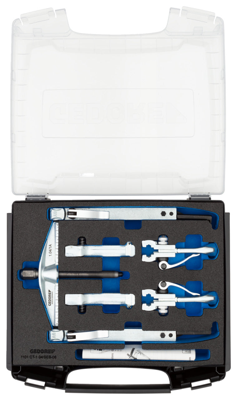 Extractor universal cu 2 brate si blocator HIGH POWER, 200x150 mm, 1.04/HP2A-B, GEDORE - sefira.ro