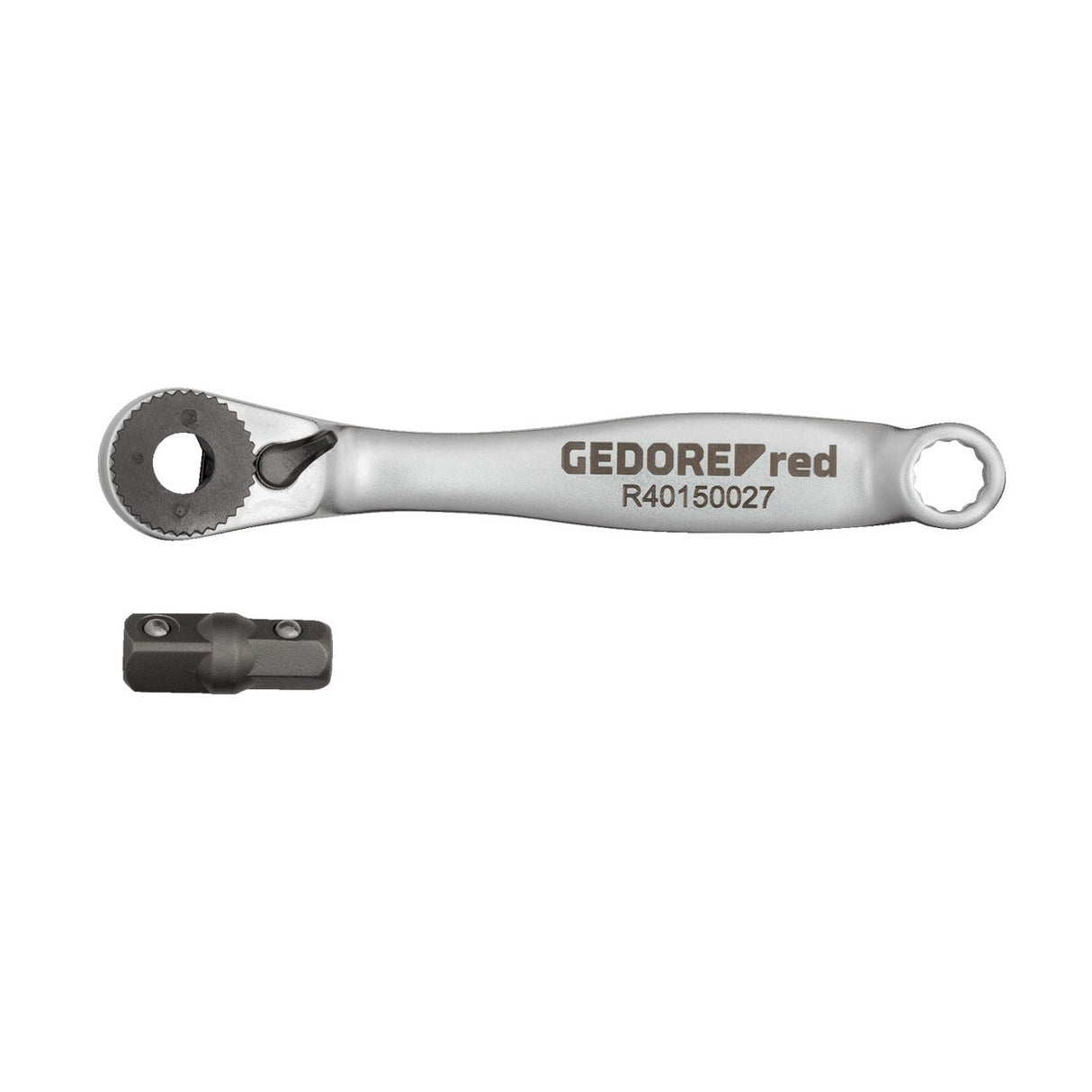 Antrenor cu clichet 1/4", reversibil, cu adaptor de actionare, R40150027, GEDORE RED - sefira.ro