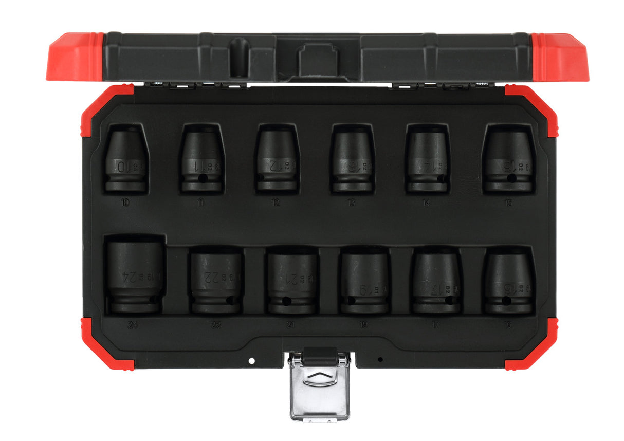 Set tubulare bit 1/2", pentru suruburi cu interior 6 canturi, 5 - 19 mm, 10 piese, R62558110, GEDORE RED - sefira.ro
