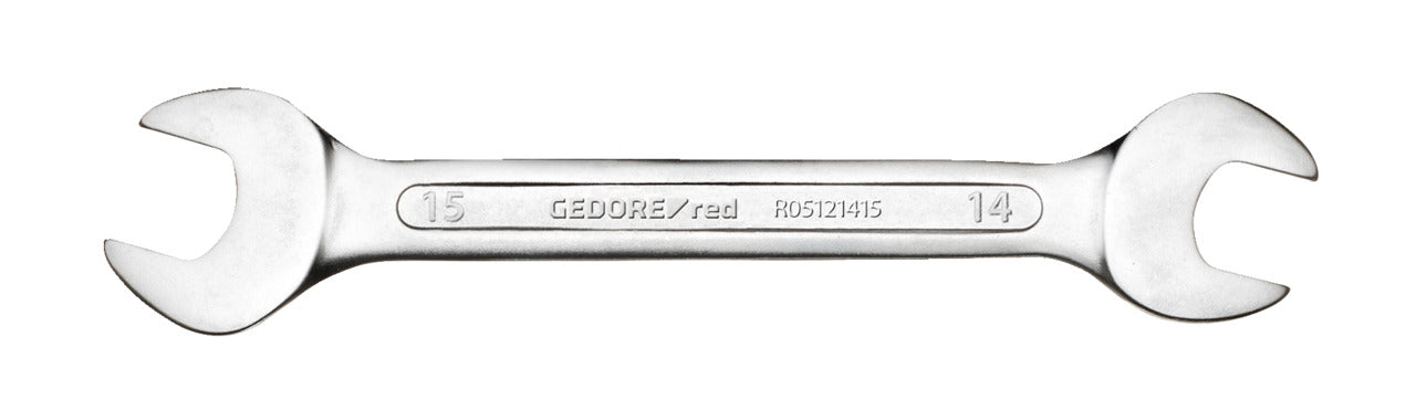 Open-end wrench, 4x5mm, length 99.5mm, head thickness 3.2mm, HAZET