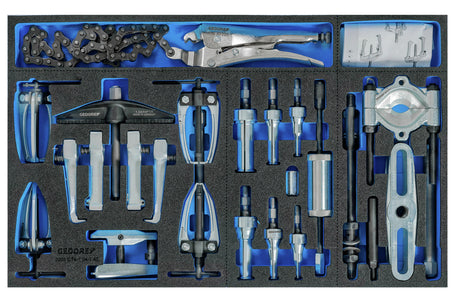 Set de scule 1/4' pentru motocicleta, 30 piese, GEDORE - sefira.ro