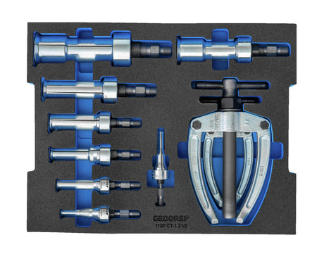 Set de scule 1/4' pentru motocicleta, 30 piese, GEDORE - sefira.ro