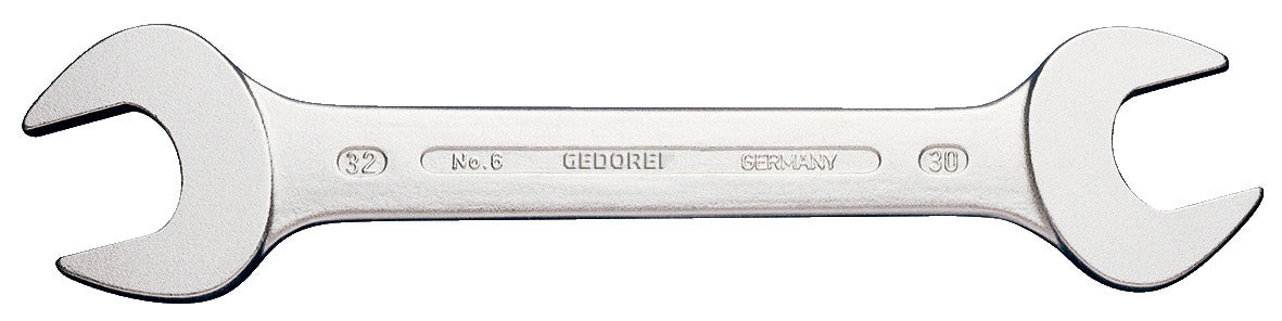 Open-end wrench, 4x5mm, length 99.5mm, head thickness 3.2mm, HAZET