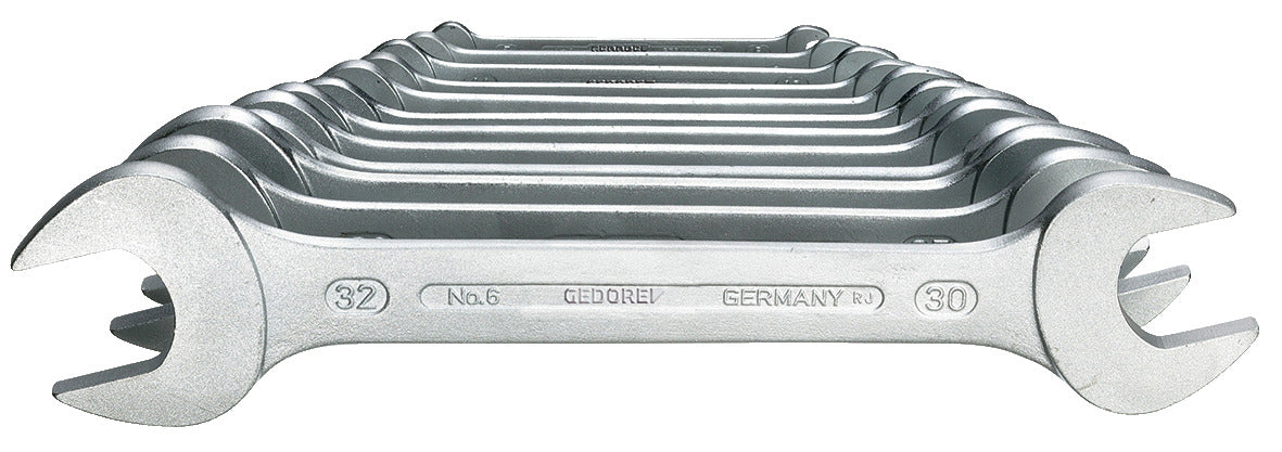 Open-end wrench, 4x5mm, length 99.5mm, head thickness 3.2mm, HAZET