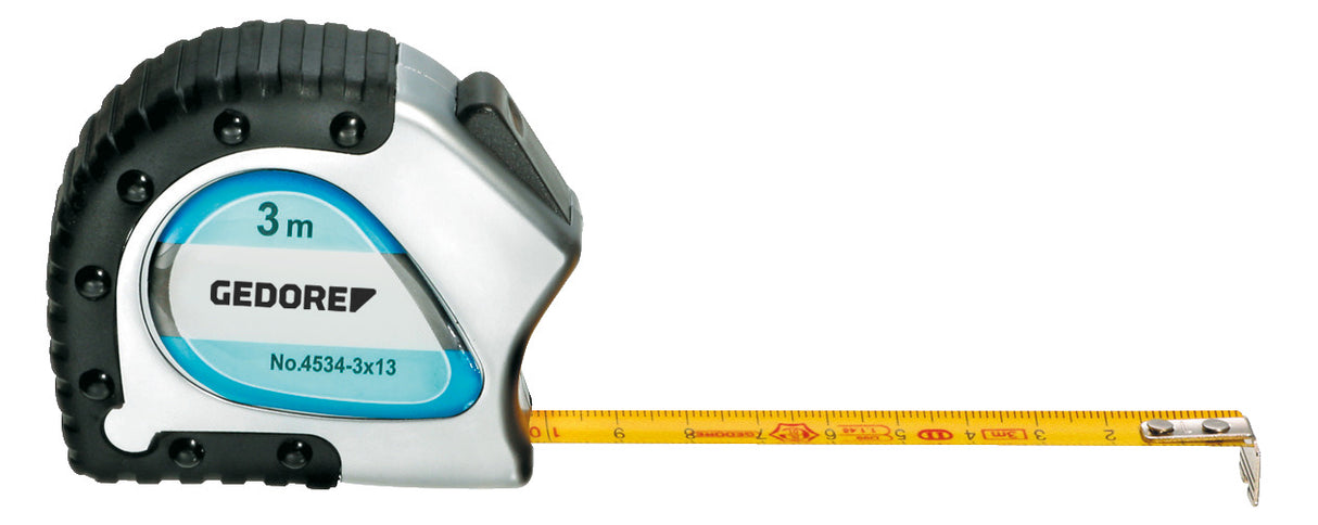 Ruleta cu banda de otel, 5 m x 19 mm, 4534-5, GEDORE - sefira.ro
