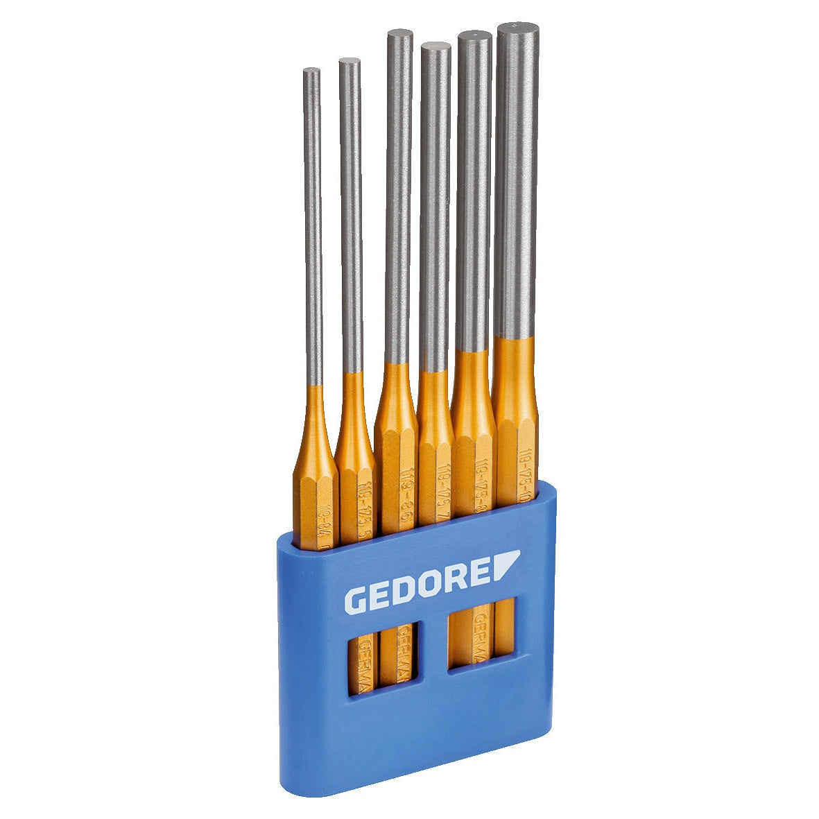 Set de perforatoare, forma lunga, 6 piese, 119 L, GEDORE - sefira.ro